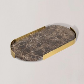 Brown Marble tray