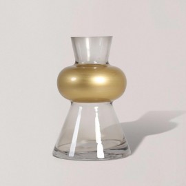 Golden taper vase-Small