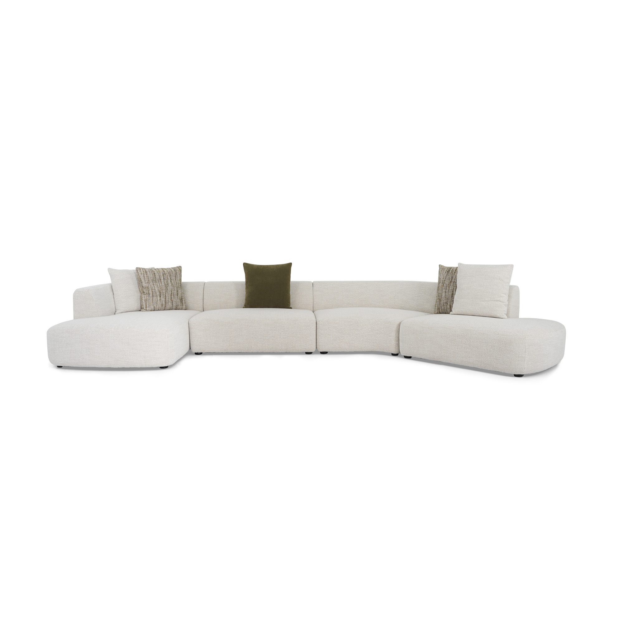 Carmona Linen Group Sofa