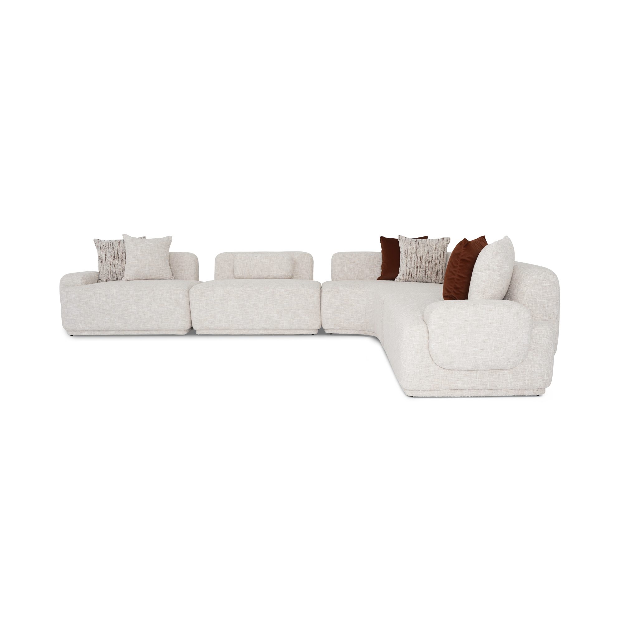 Crete Linen Corner Sofa