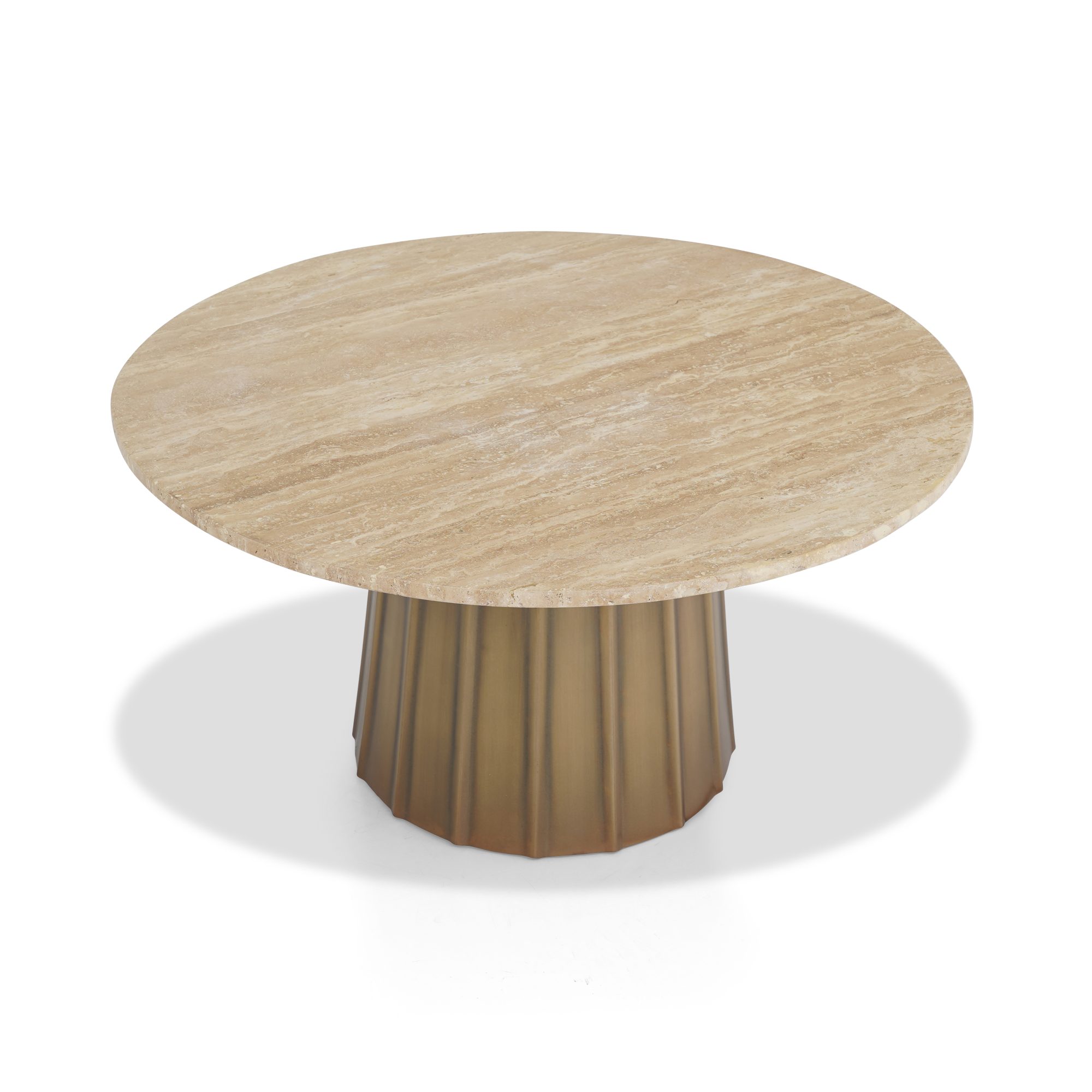 Bitta Travertine Coffee Table